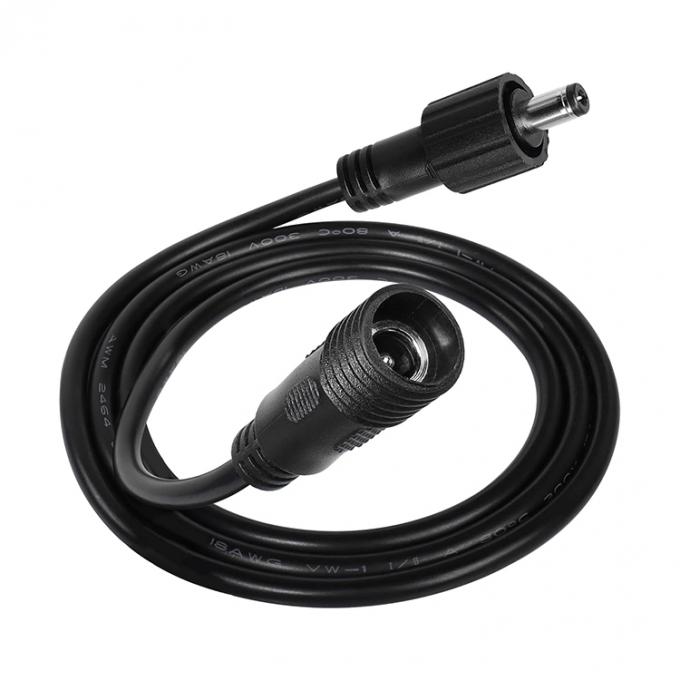 Cable de extensão de energia de 5,5x2,1 mm, 3,5x1,35 mm para luz LED 0