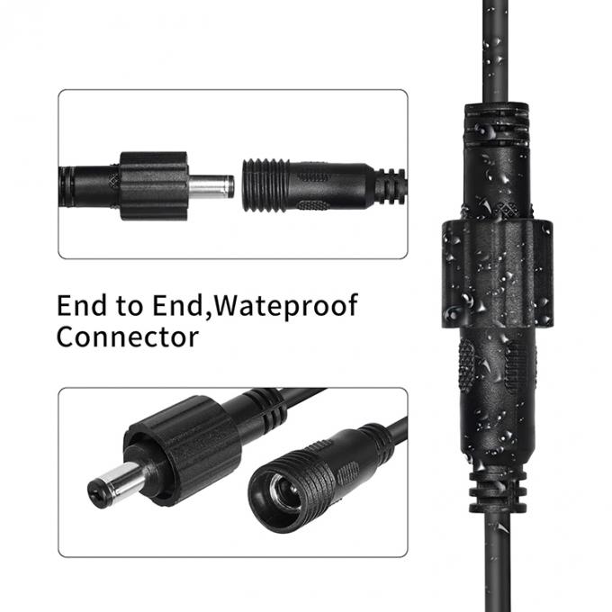 Cable de extensão de energia de 5,5x2,1 mm, 3,5x1,35 mm para luz LED 1