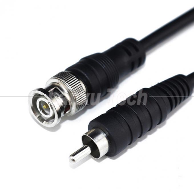 BNC macho para RCA macho AV cabo de extensão para câmera de vigilância 0