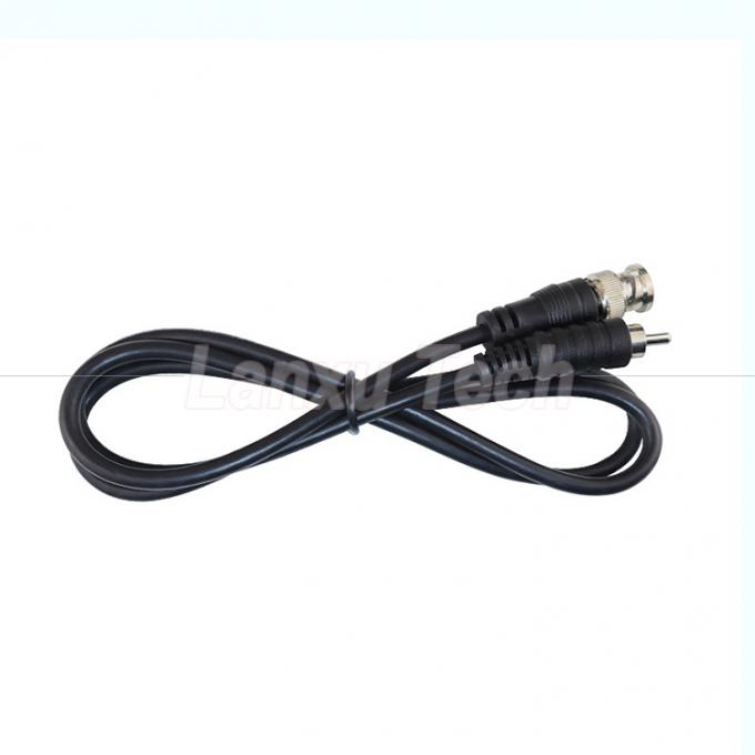 BNC macho para RCA macho AV cabo de extensão para câmera de vigilância 2