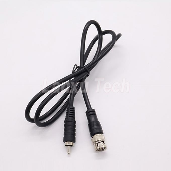 BNC macho para RCA macho AV cabo de extensão para câmera de vigilância 3