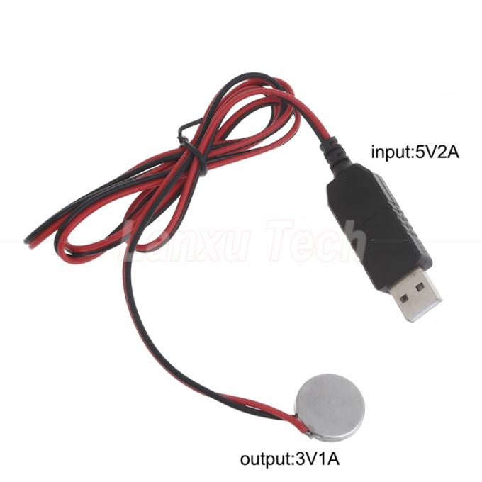 USB 5v a 3v Eliminador de bateria de saída CR2032 Substitua o cabo de carregador 1