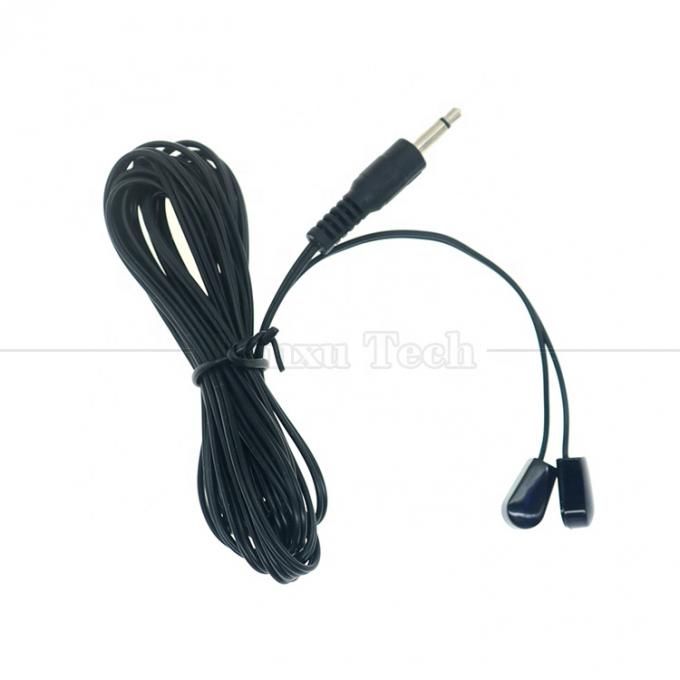 3.5mm Jack Audio Jack Infravermelho Receptor IR Emittor Transmitter Repeater Extender Cable para Cabos de Cable DVR TV STB 1
