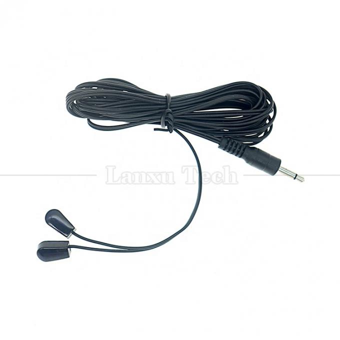 Splitter 3.5mm Jack de áudio infravermelho Remote Mi Emitter IR Transmitter IR Transmitter Receiver Extender Cable para TV 0