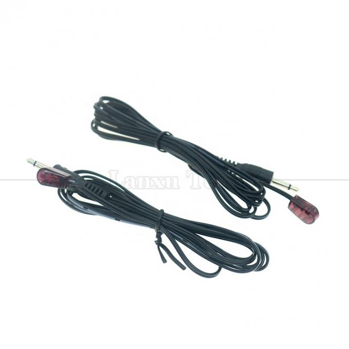 3.5mm Jack de áudio 2 polos Sensor IR Remote Mi Transmissor infravermelho Receptor Extensor cabo para vídeo estéreo 0