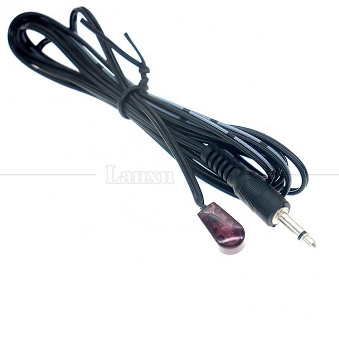 3.5mm Jack de áudio 2 polos Sensor IR Remote Mi Transmissor infravermelho Receptor Extensor cabo para vídeo estéreo 5