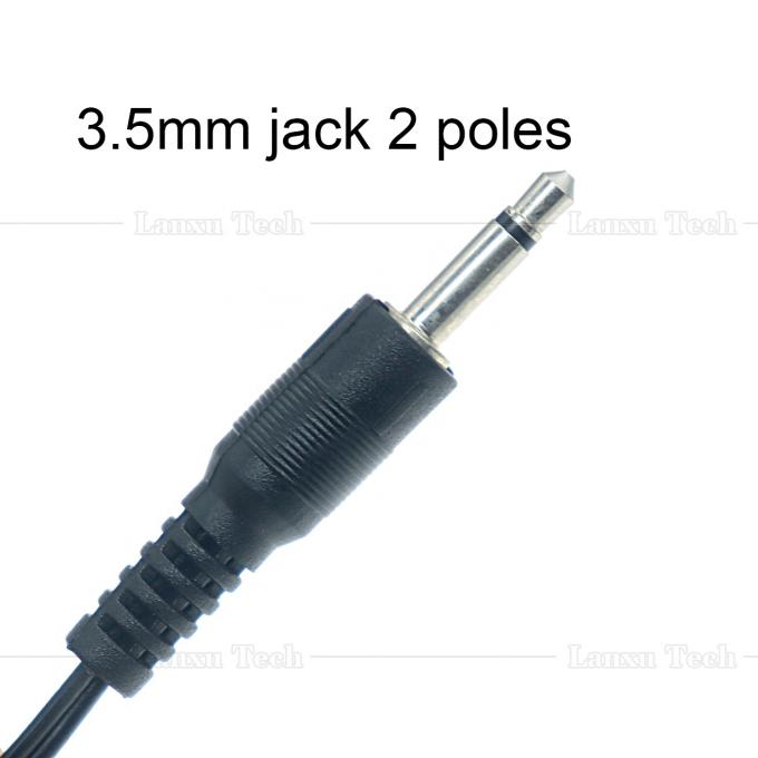 3.5mm Jack de áudio 2 polos Sensor IR Remote Mi Transmissor infravermelho Receptor Extensor cabo para vídeo estéreo 2