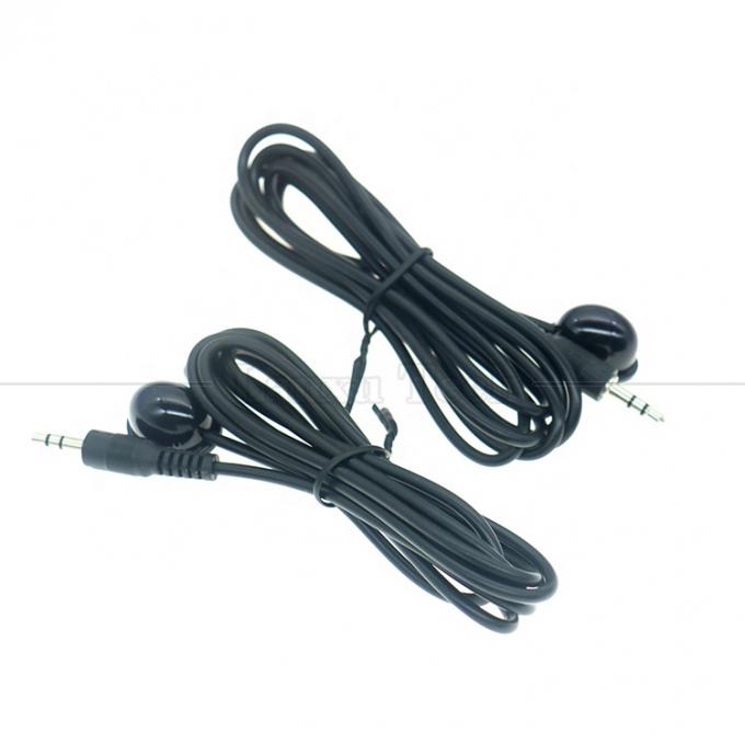 3.5mm Audio Jack IR Remote Mi Transmissor infravermelho Blaster Emitter Receiver Extender Cable para STB DVD 4