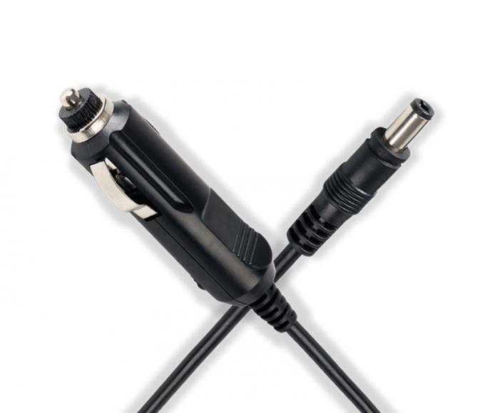 Conector de alta qualidade 5.5x2.1mm Car Car Cigarette Lighter Charger Adaptador de cabo 5