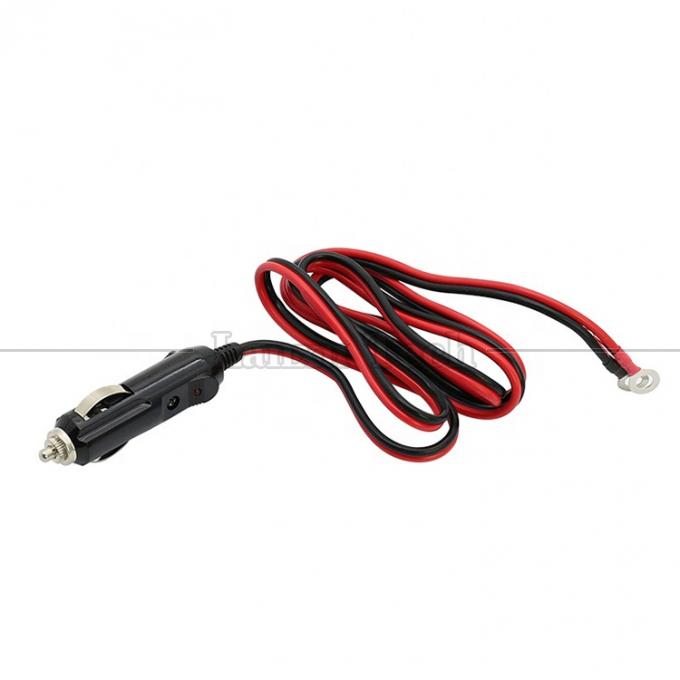 15A Corrente Alta de Cigarro de Potência CC Plug-to-O Cabos de Terminal de Forma Redonda para Carro 2