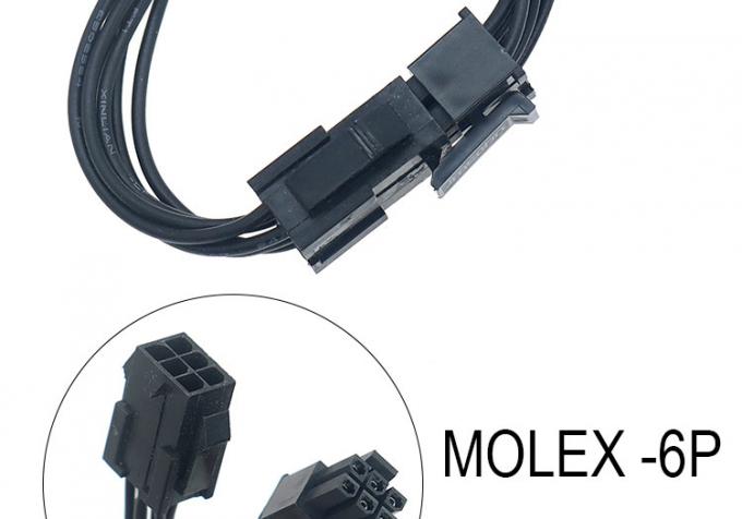 Cable de conector de algodão Molex Micro Fit 3.0 personalizado de homem para mulher 2