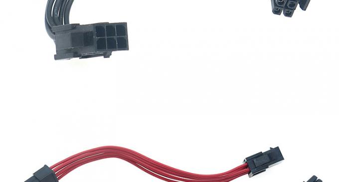 Cable de conector de algodão Molex Micro Fit 3.0 personalizado de homem para mulher 4