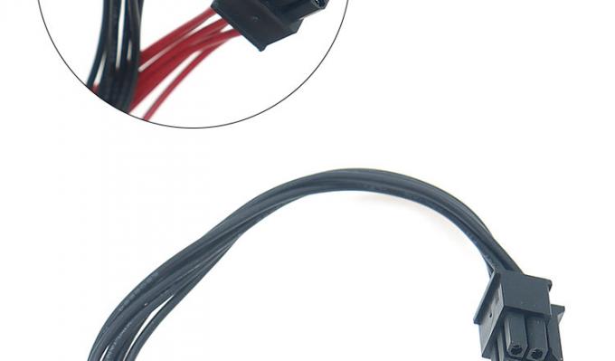 Cable de conector de algodão Molex Micro Fit 3.0 personalizado de homem para mulher 3