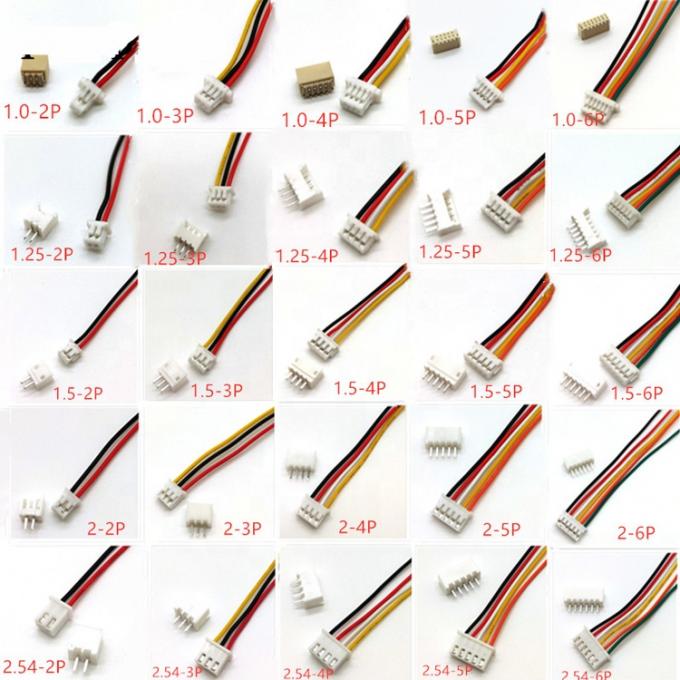 Molex JST PH XH SH 2p 3p 4p 5p 6p 7p 8p 9p 10p cabo de montagem de conector 0