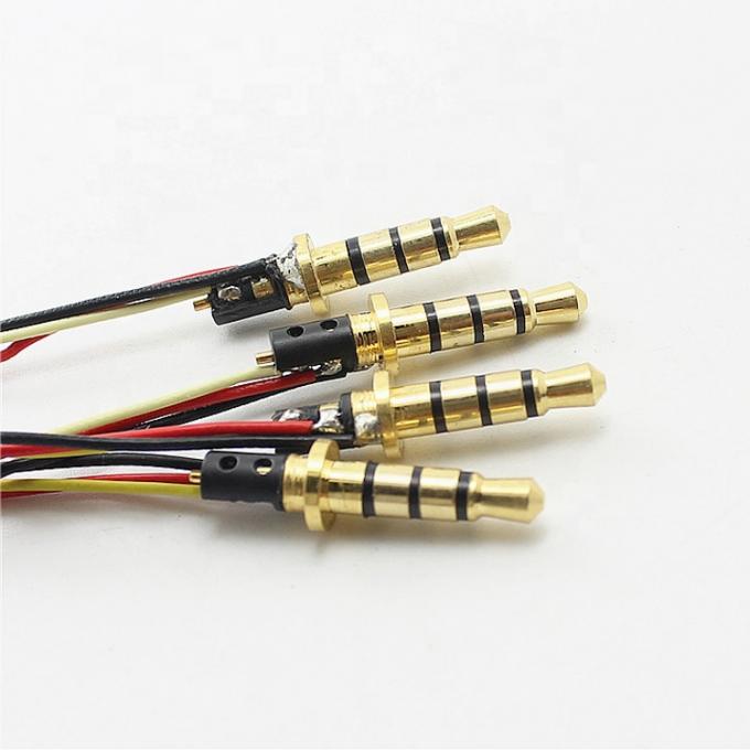 Jack de áudio TRRS personalizado de 3,5 mm para 3 pines Molex cabo de fio de conector de passo de 1,25 mm 1