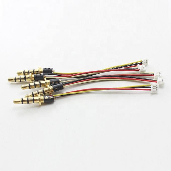 Jack de áudio TRRS personalizado de 3,5 mm para 3 pines Molex cabo de fio de conector de passo de 1,25 mm 3