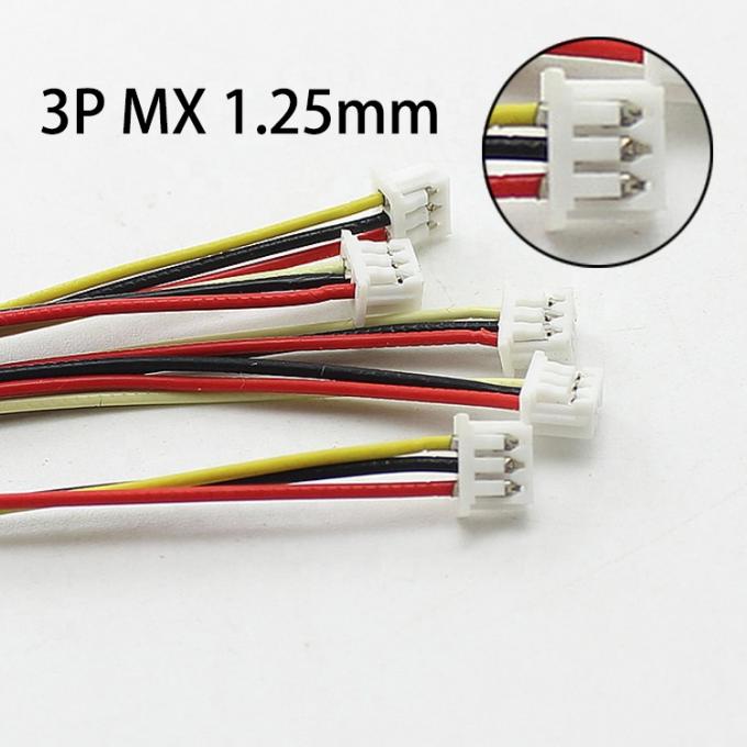 Jack de áudio TRRS personalizado de 3,5 mm para 3 pines Molex cabo de fio de conector de passo de 1,25 mm 2