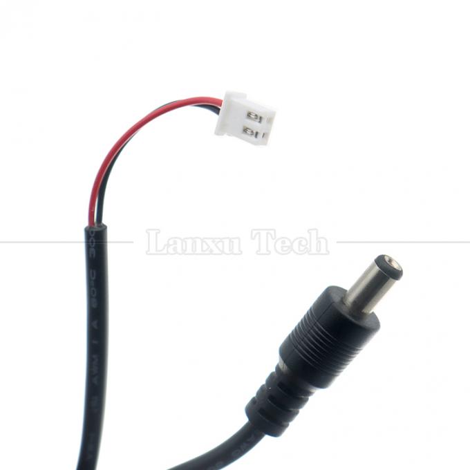 Arnês de arame personalizado 5.5x2.1mm Jack de barril DC masculino para cabo de conector feminino JST XH 0