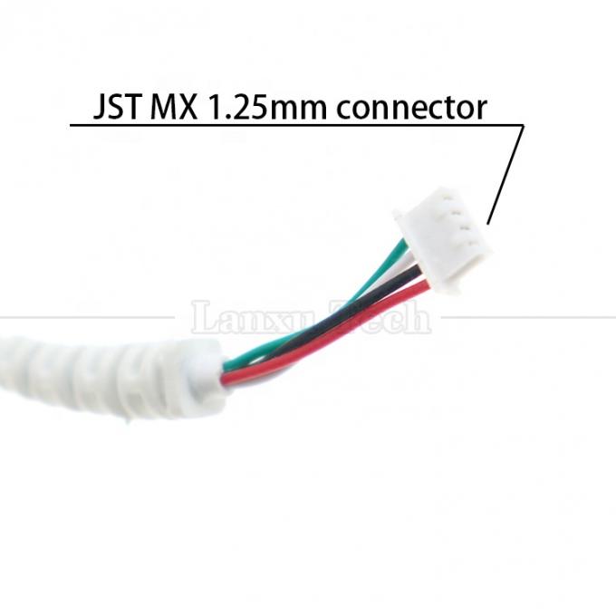 Ángulo de 90 graus personalizado 3.5mm Jack de áudio TRRS para cabo JST MX XH PH SH ZH 2