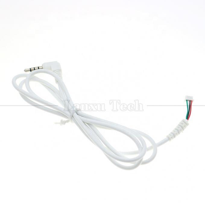 Ángulo de 90 graus personalizado 3.5mm Jack de áudio TRRS para cabo JST MX XH PH SH ZH 5