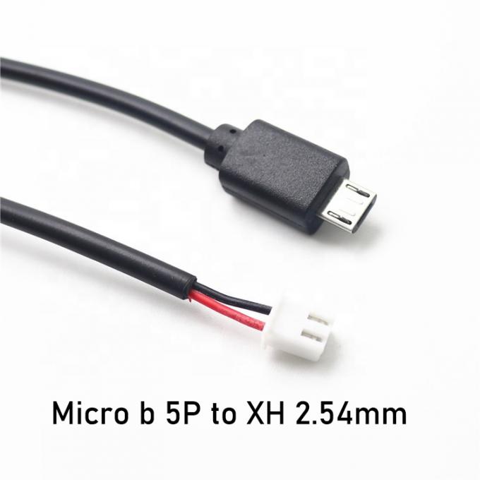 10cm 30cm 0.5m 1m Micro B 5P a 2P JST XH 2.54mm Conector Wire Cable 2