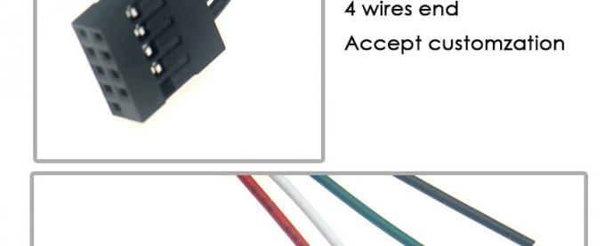OEM 2.54mm Pitch 9 PIN Header Dupont Conector Cabos de arnês de fio 4