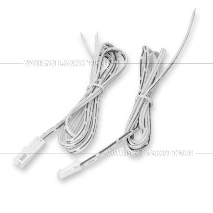 2 pin Dupont TJC8 Conector masculino Female Terminal de fio de cabo para LED Strip Cabinet 1