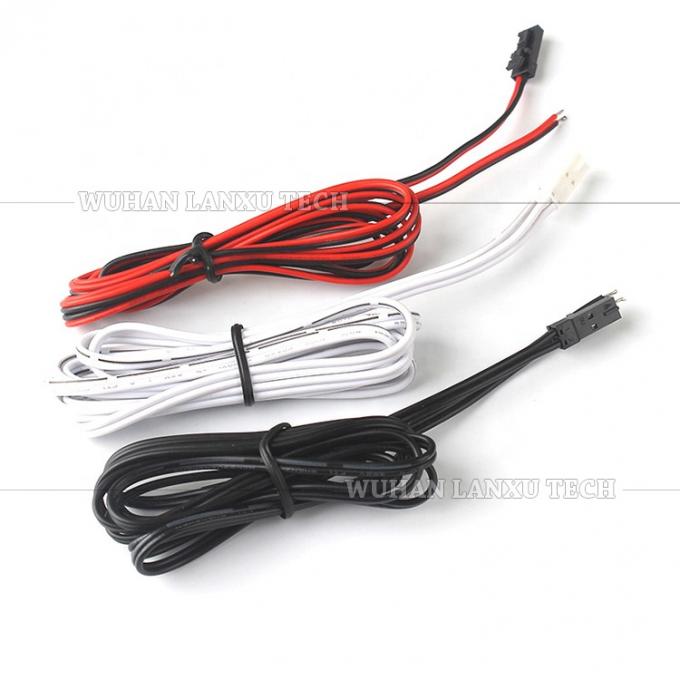2 pin Dupont TJC8 Conector masculino Female Terminal de fio de cabo para LED Strip Cabinet 2