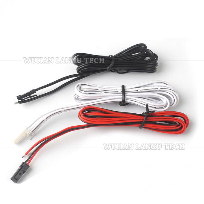 2 pin Dupont TJC8 Conector masculino Female Terminal de fio de cabo para LED Strip Cabinet 4