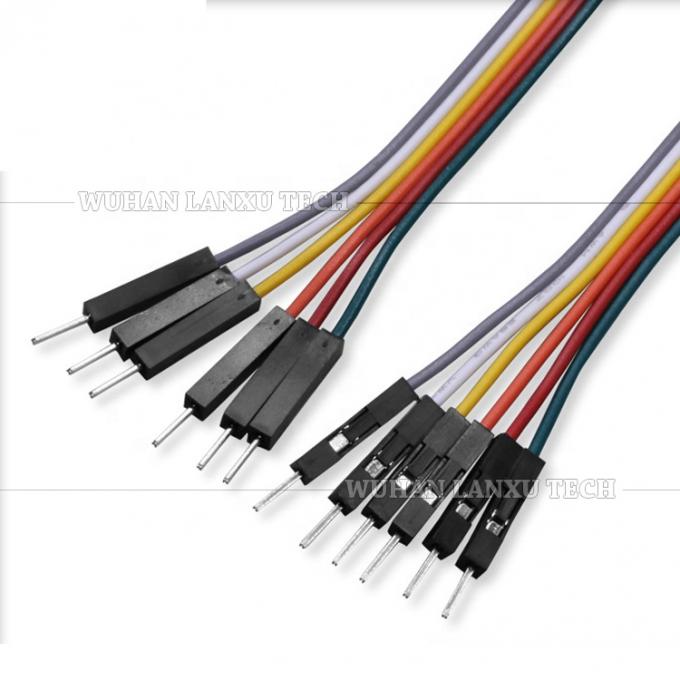 Painel personalizado 1 pin 2p 3p 4p 5p 6p 7p 8p 10p macho fêmea Dupont conector Jumper cabo de fio 2