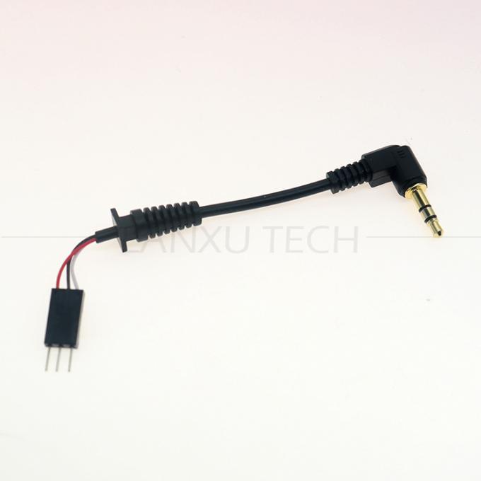 Customization OEM 3.5mm TRS TRRS Jack de áudio para cabo de conector Dupont 4