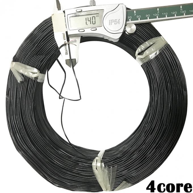 Fio de esmalte multi-núcleo 2 / 3 / 4 / 5 / 6 / 8 / 9 Condutor do núcleo 8/0.08MM Cabo macio Linha de reparo de cabo de fones de ouvido de PVC 2