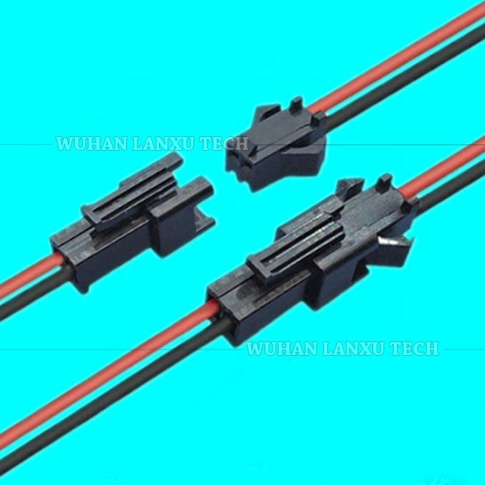 2 3 4 Pin SM 2.54mm Conector macho para cabos de montagem de tomada feminina para GPS luz LED 1