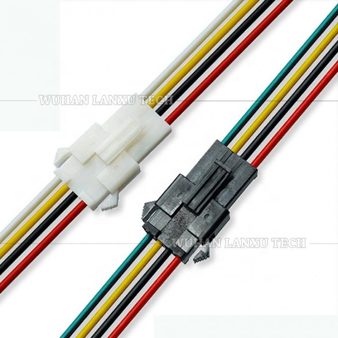 2 3 4 Pin SM 2.54mm Conector macho para cabos de montagem de tomada feminina para GPS luz LED 0