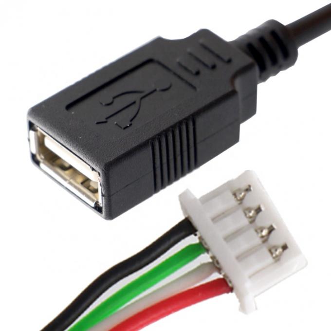 OEM Assembly USB A Feminino para JST 2 3 Pin PH XH 1.0mm 1.5mm 2mm Conector Pitch Cable 1