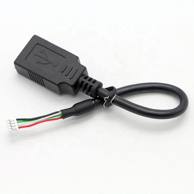 OEM Assembly USB A Feminino para JST 2 3 Pin PH XH 1.0mm 1.5mm 2mm Conector Pitch Cable 4
