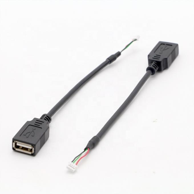 OEM Assembly USB A Feminino para JST 2 3 Pin PH XH 1.0mm 1.5mm 2mm Conector Pitch Cable 5