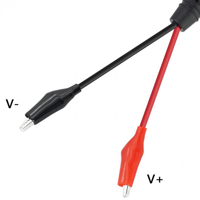2.1mmx5.5 mm 12V DC Jack masculino para conectores de cabo de alimentação de clipe de jacto para iluminação de câmera de segurança de CCTV 3