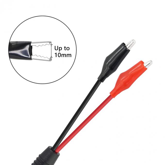 2.1mmx5.5 mm 12V DC Jack masculino para conectores de cabo de alimentação de clipe de jacto para iluminação de câmera de segurança de CCTV 4
