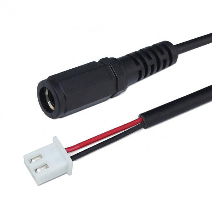 Personalização DC 5.5x2.1mm 5.5x2.5mm 3.5x1.35mm 4.0x1.7mm Bareel Jack Plug para JST XH PH SH VH MX Conector Cable 1