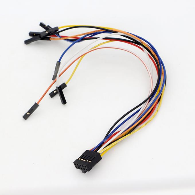 Dupont Custom Mulher para Molex Mulher Assembléia Cable Jumper arnês de arame 6