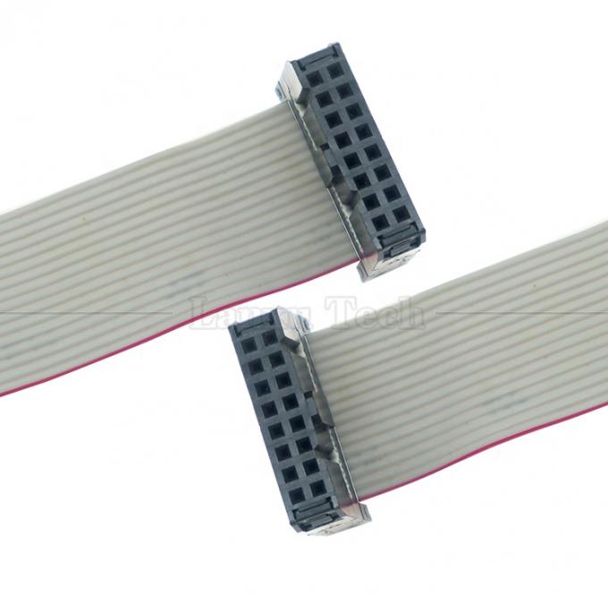 Mulher para Mulher 16 PIN 1,27mm Pitch IDC 2,54mm Conector GPIO Cable de fio de fita plana cinza para discos rígidos CD Raspberry Pi 0
