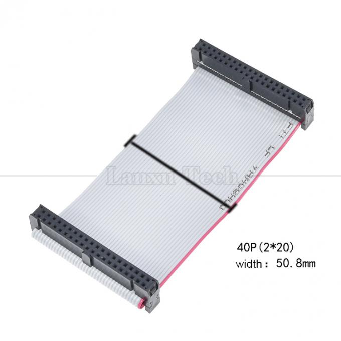 6 8 10 12 14 16 18 20 24 26 30 32 34 40 50 60 64 PIN 1,27 mm Pitch IDC 2,54 mm 2,0 mm Conector Cable de fio de fita plana cinza 10