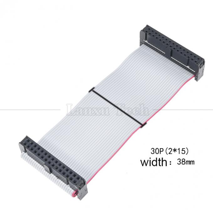 Personalizado 4 a 80 10 16 18 20 30 40 50 60 64 PIN 1,27 mm Pitch FCC IDC 2,54 mm Conector Flat Ribbon Cable 6