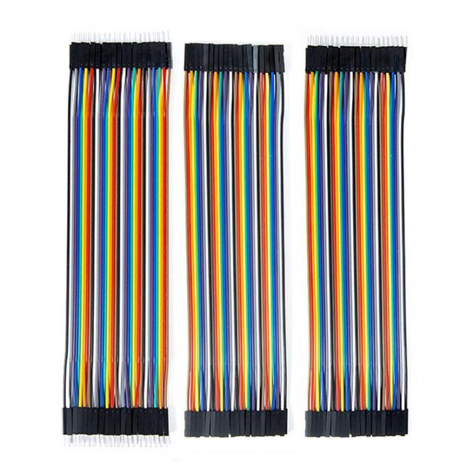 10cm 20cm 30cm Fêmea para Fêmea Homem para Homem 40 Pin Dupont Connector Painel GPIO Jumper Wires para Arduino Raspberry Pi 2