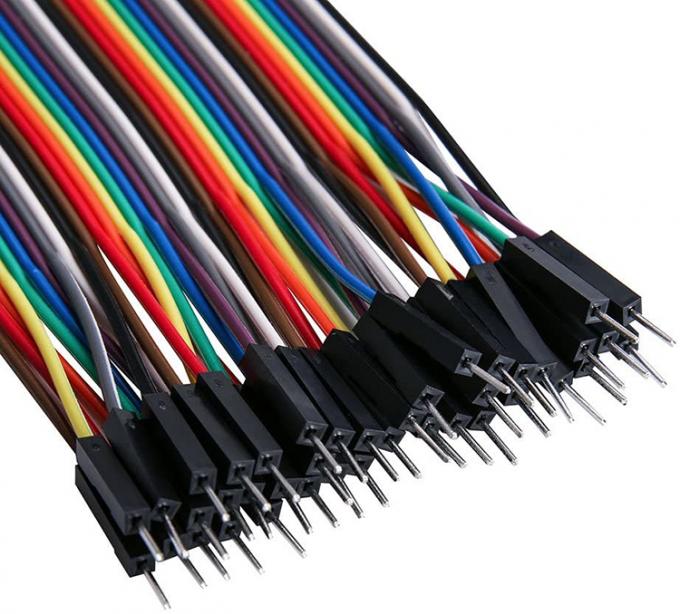 10cm 20cm 30cm Fêmea para Fêmea Homem para Homem 40 Pin Dupont Connector Painel GPIO Jumper Wires para Arduino Raspberry Pi 3