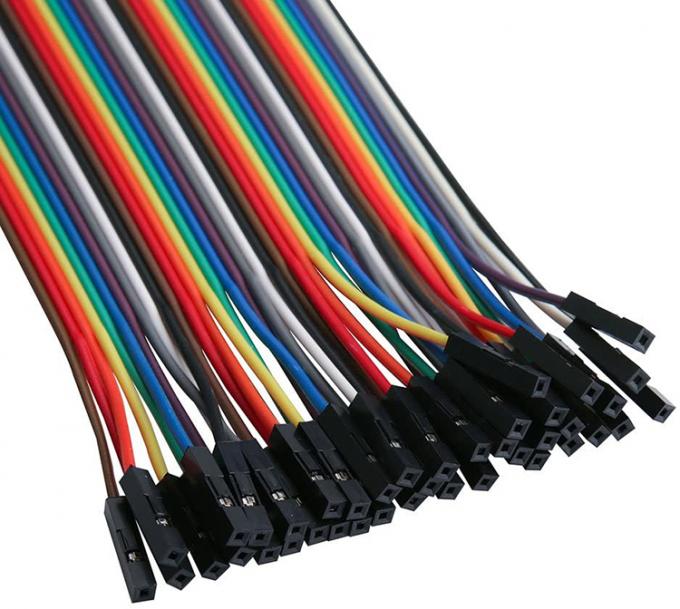 10cm 20cm 30cm Fêmea para Fêmea Homem para Homem 40 Pin Dupont Connector Painel GPIO Jumper Wires para Arduino Raspberry Pi 4