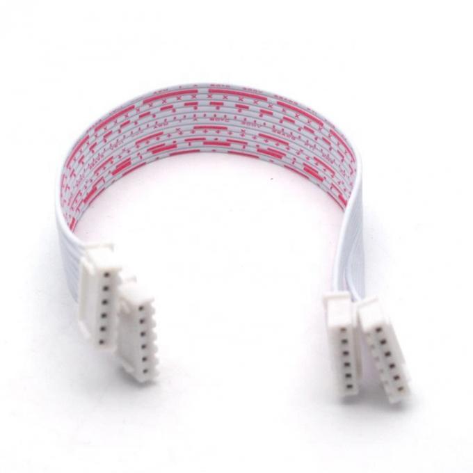 Customizado 2 3 4 5 6 7 8 Pin JST XH 2.54mm Pitch Connector Flat Ribbon Cable 4