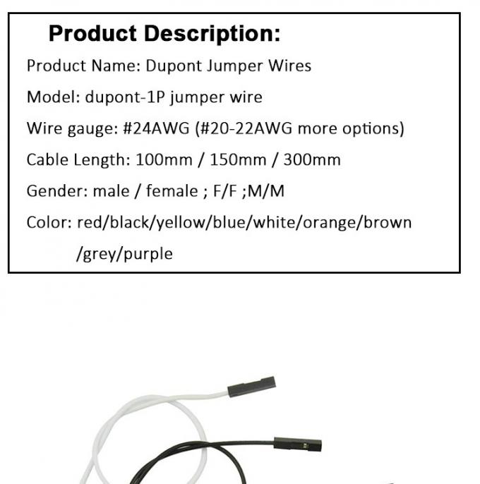 Homem para Homem Mulher para Mulher 2.54mm 1 Pin Dupont Conector Sem Soldadura Painel Jumper fio para Arduino 0