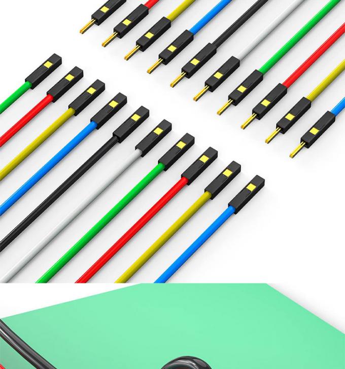Homem para Homem Mulher para Mulher 2.54mm 1 Pin Dupont Conector Sem Soldadura Painel Jumper fio para Arduino 4